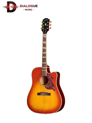 A.E.G. Epiphone Hummingbird Standard EC - All Solid Wood Fishman Presys VT Active   Cherry Sunburst w/Gigbag [ EIAHBCCSGH1 ]