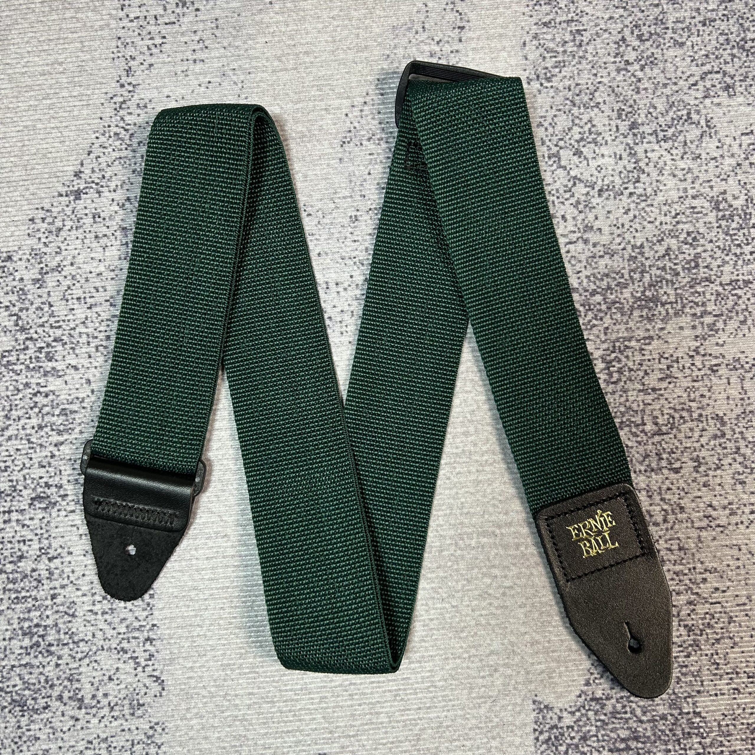 Strap Gitar Bass Ernie Ball Polypro Forest Green