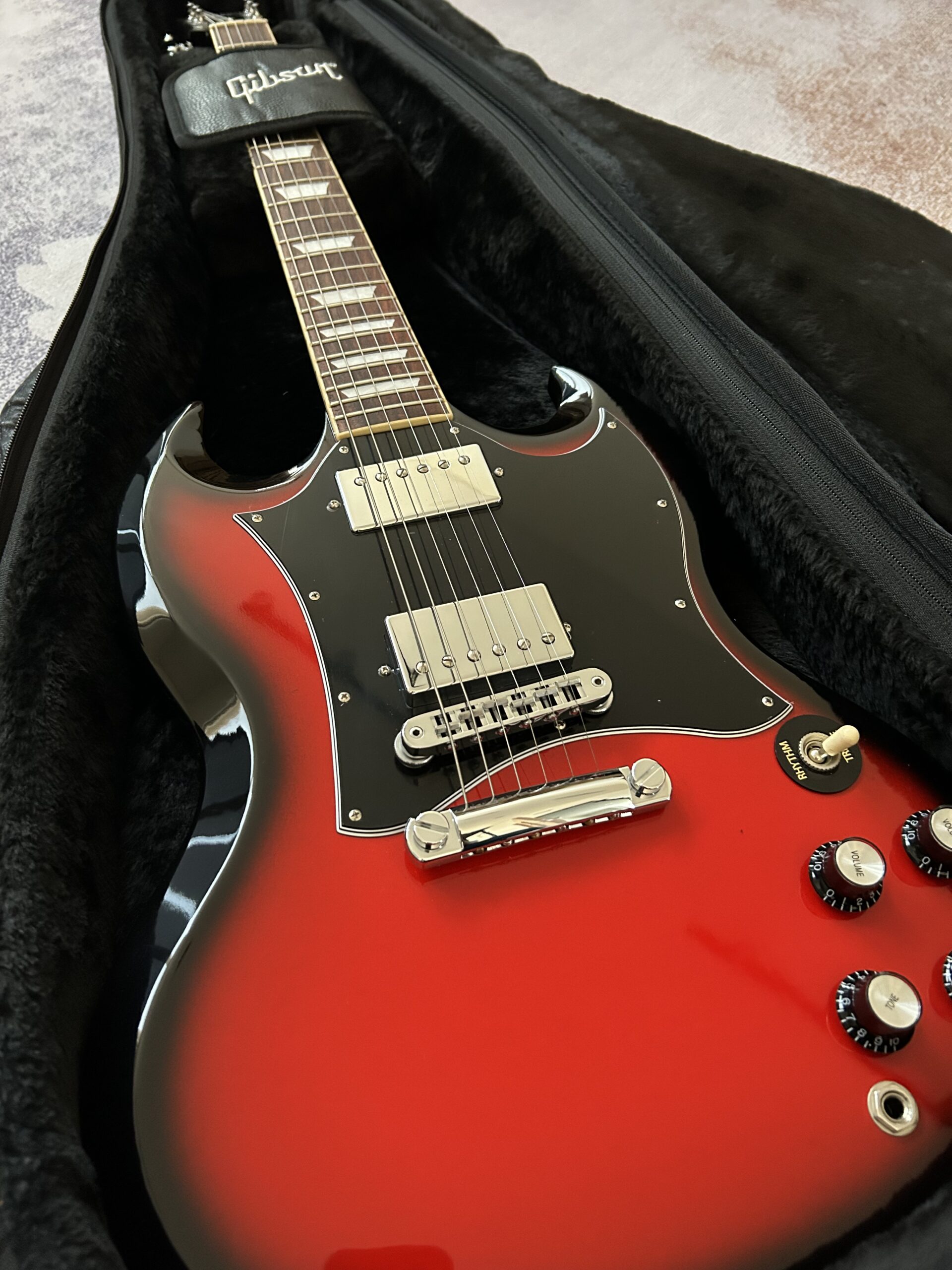 Gibson SG Standard - Cardinal Red Burst - Gambar 2