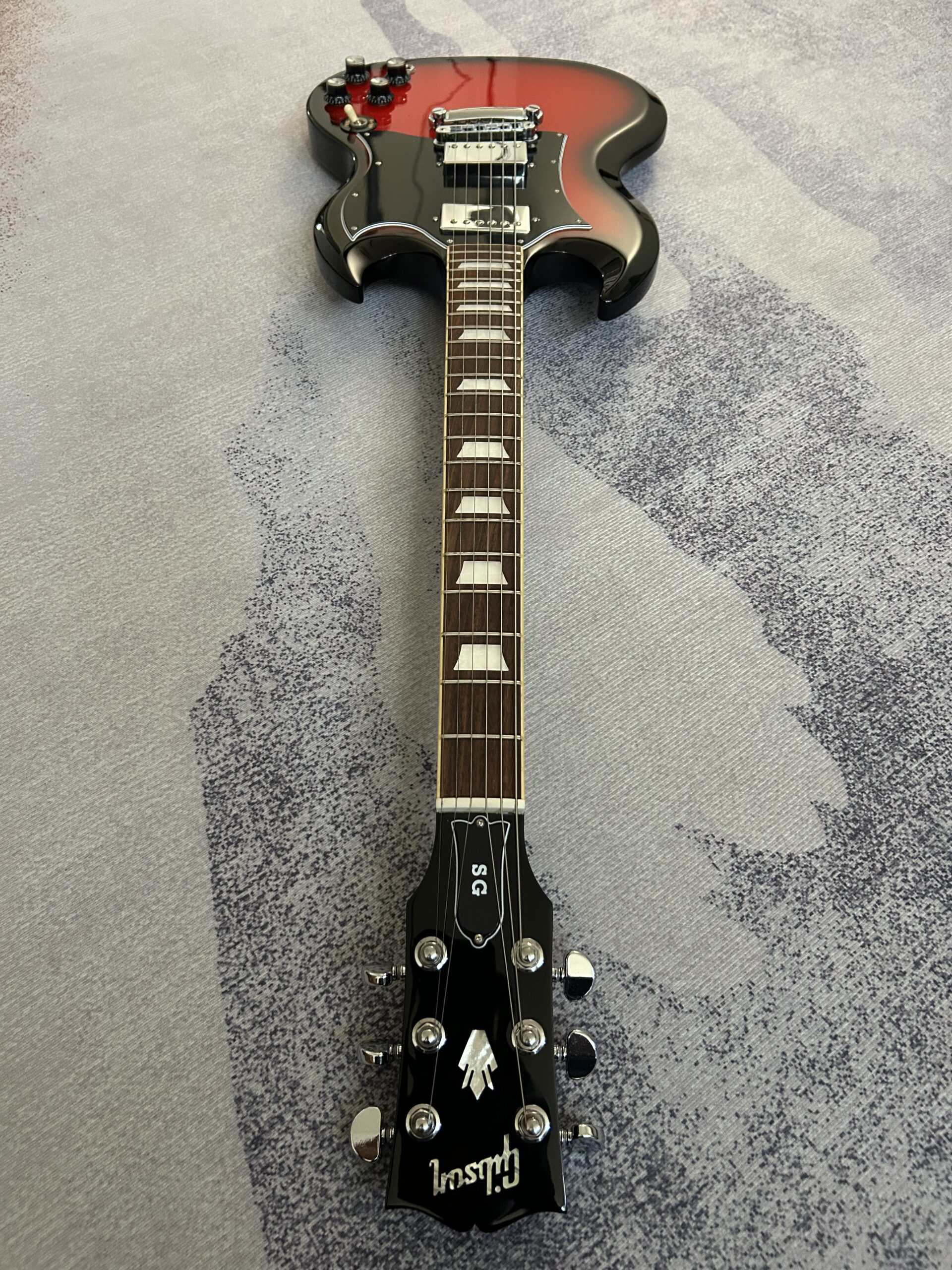 Gibson SG Standard - Cardinal Red Burst - Gambar 7