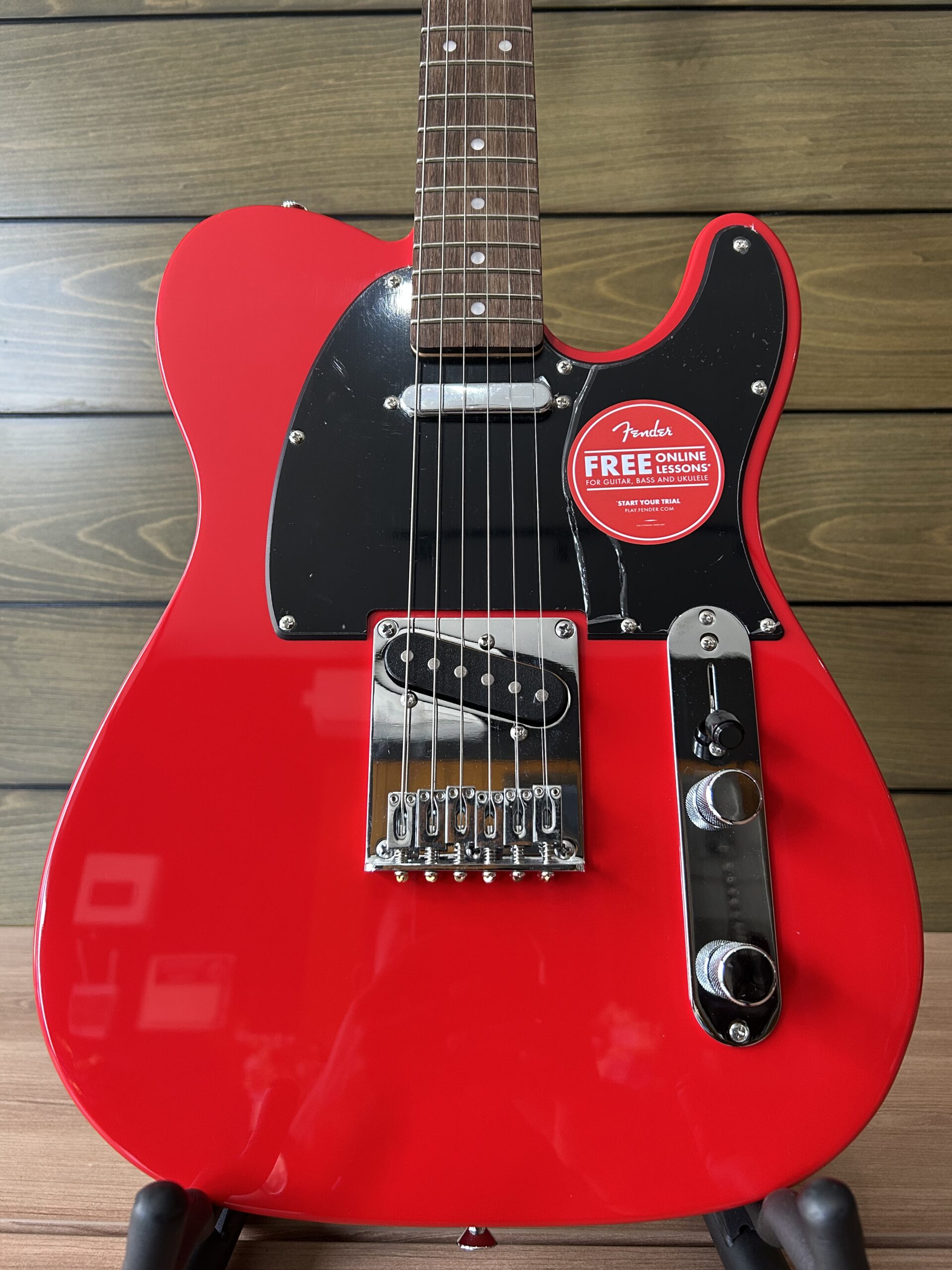 Squier Sonic Telecaster Electric Guitar - Torino Red - Gambar 3