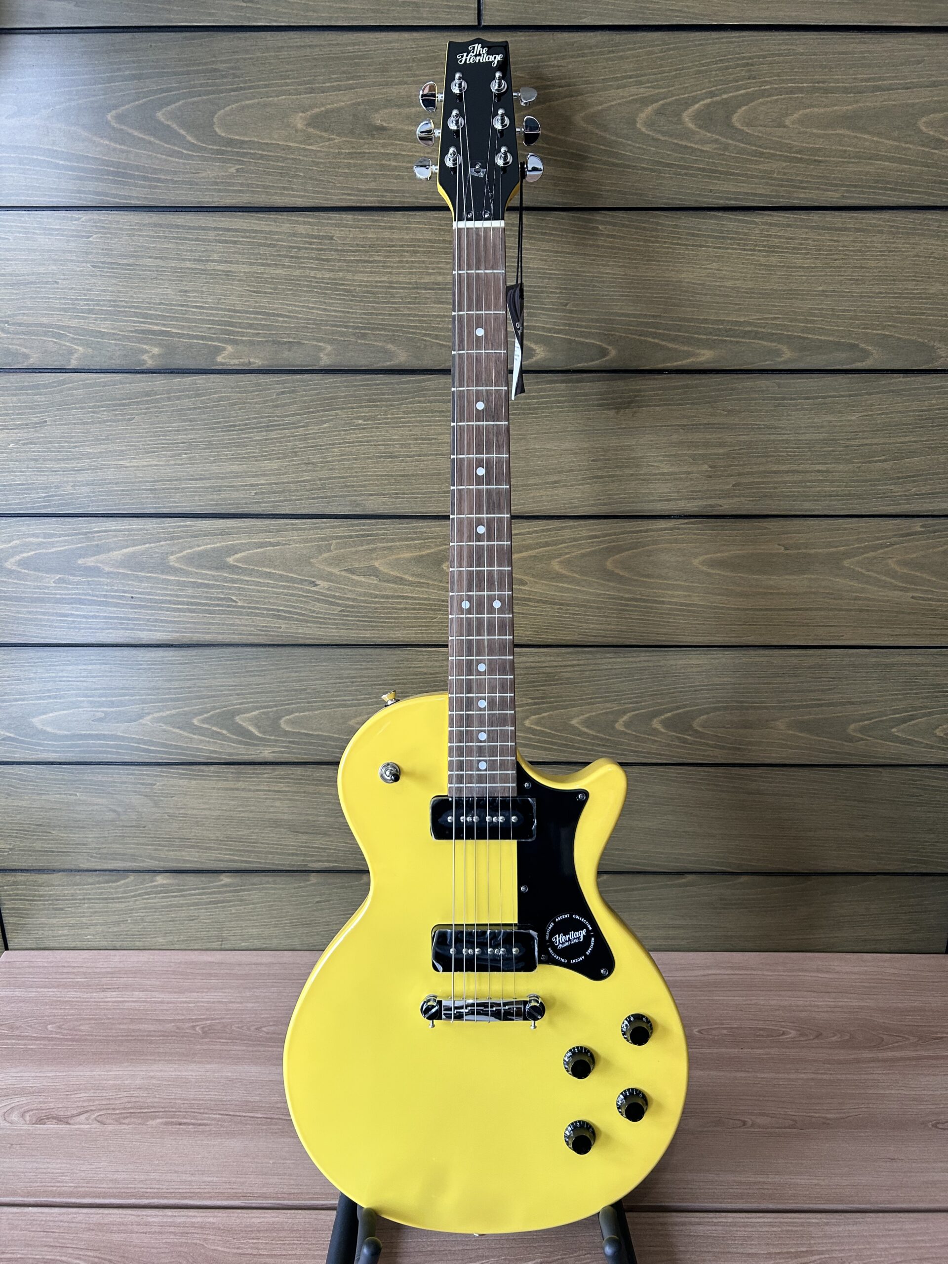 Heritage Ascent Collection H-137 P90 Electric Guitar - Marigold Yellow