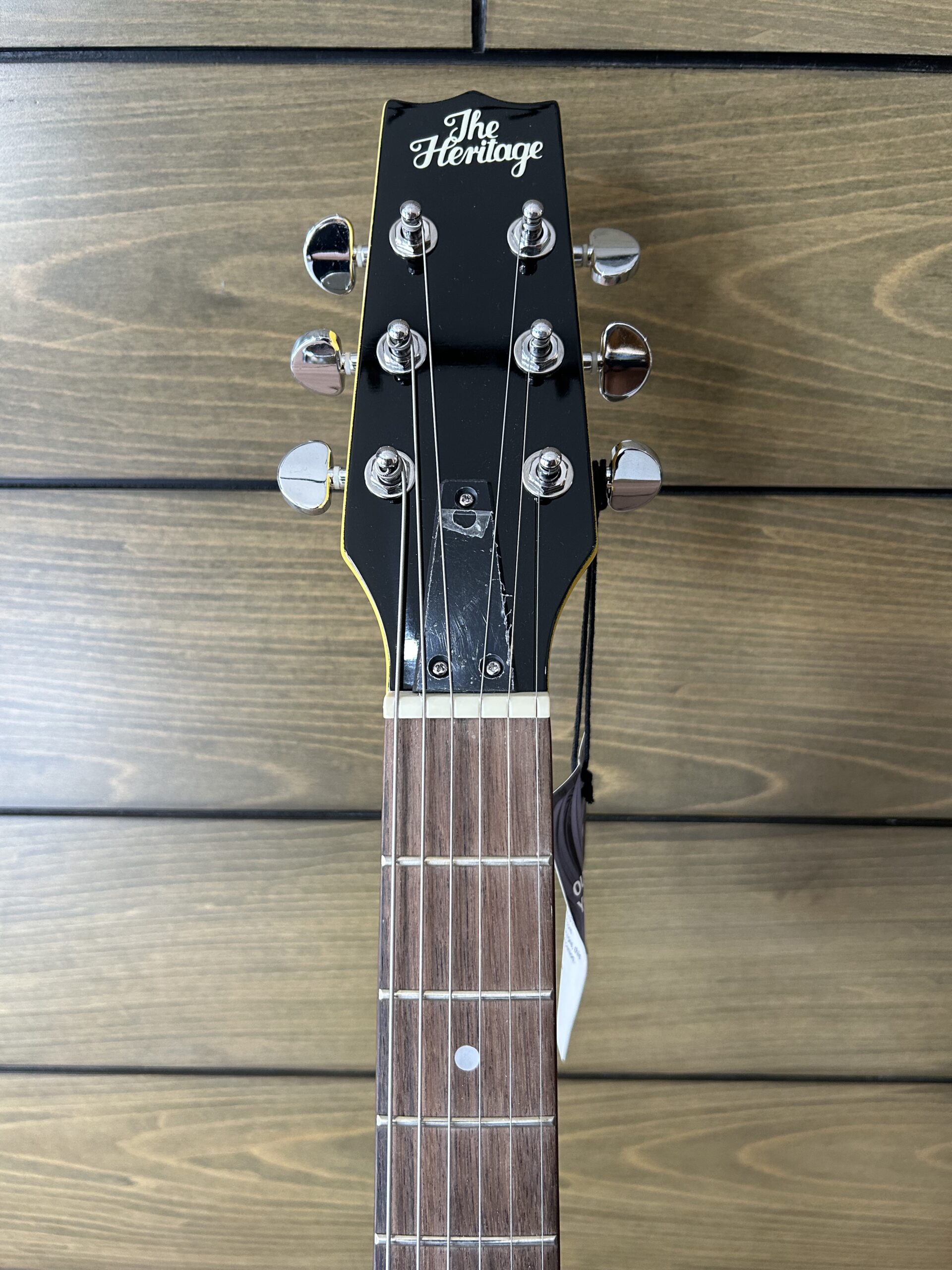 Heritage Ascent Collection H-137 P90 Electric Guitar - Marigold Yellow - Gambar 4