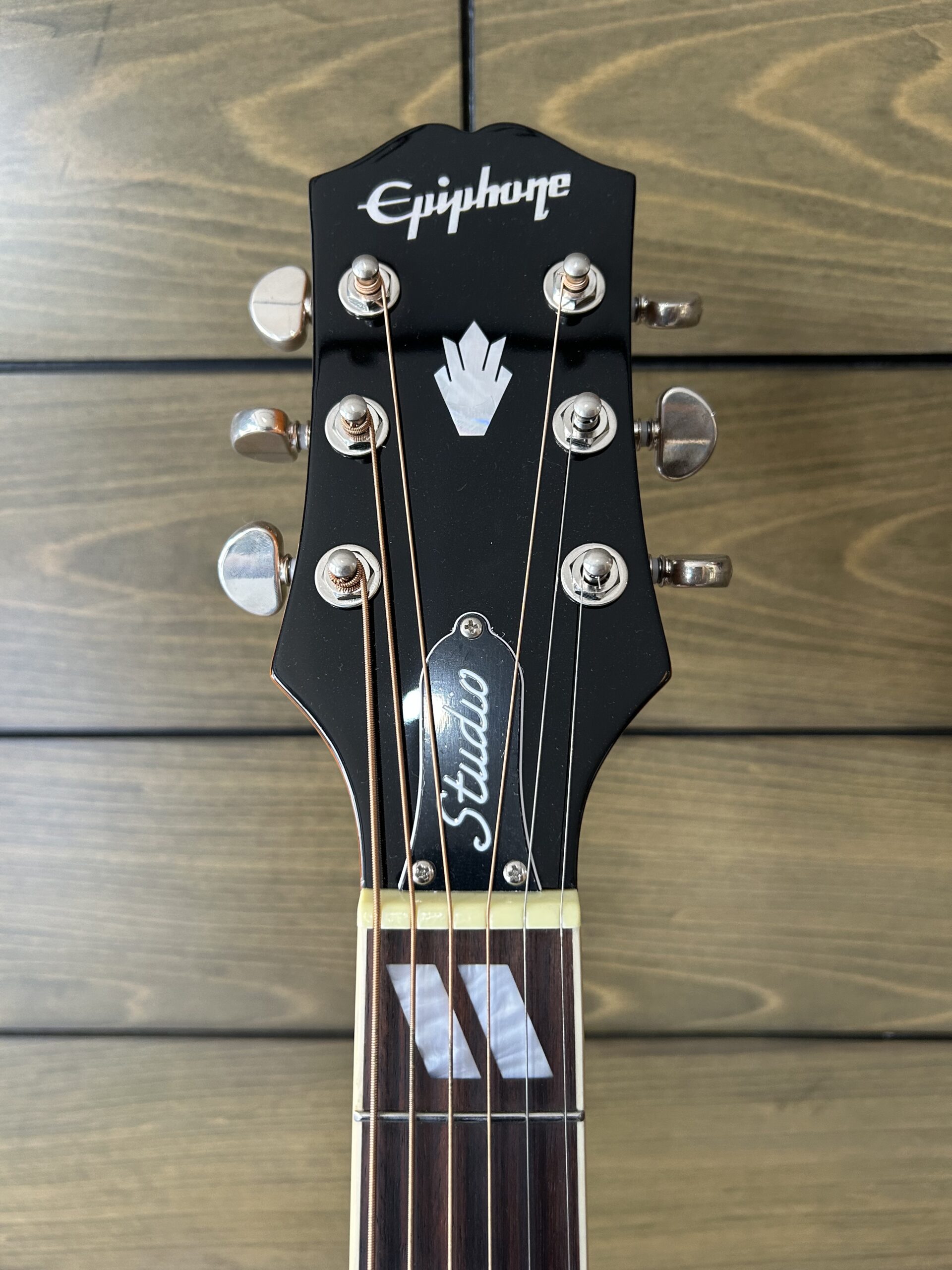 Epiphone Hummingbird Studio EC Heritage - Cherry Sunburst - Gambar 5