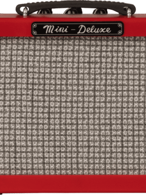 Fender Mini Deluxe Guitar Combo Amplifier, Red